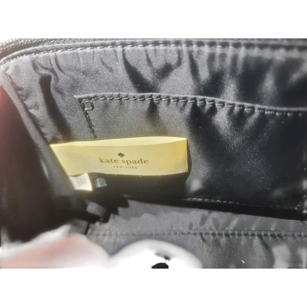 Kate Spade Grove Street Classic Multi Color‎ Strips Leather Pouch